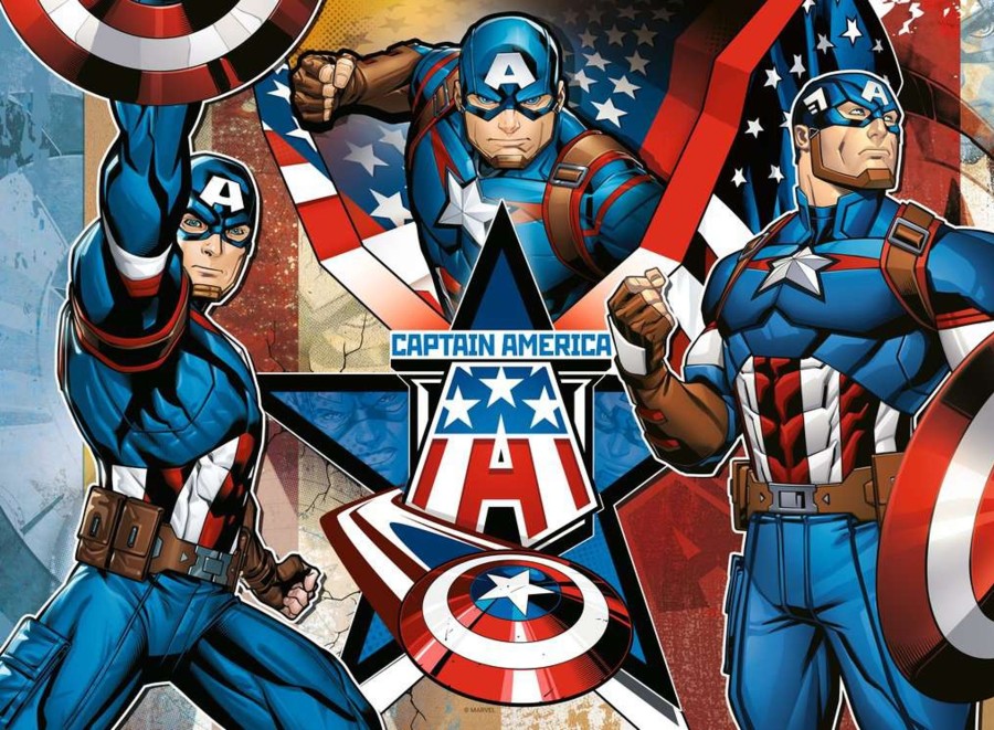 Spelletjes Ravensburger | Marvel - Captain America - Puzzle 100P Xxl