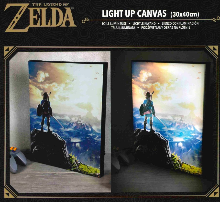 Decoratie Pyramid | Legend Of Zelda - Into The Wilds - Light Canvas 40X30 Cm