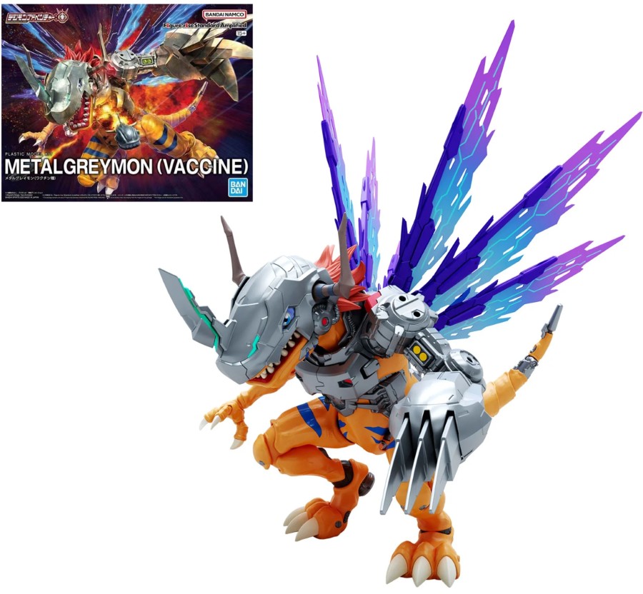 Figuren Bandai Model Kit | Digimon - Figure-Rise Standard Amplified Metalgreymon - Model Kit