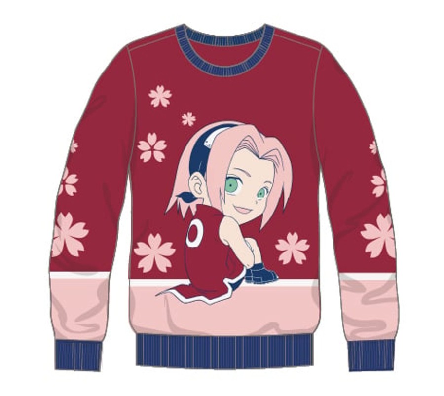 Kleding Cotton Division | Naruto - Sakura - Men Christmas Sweaters (S)