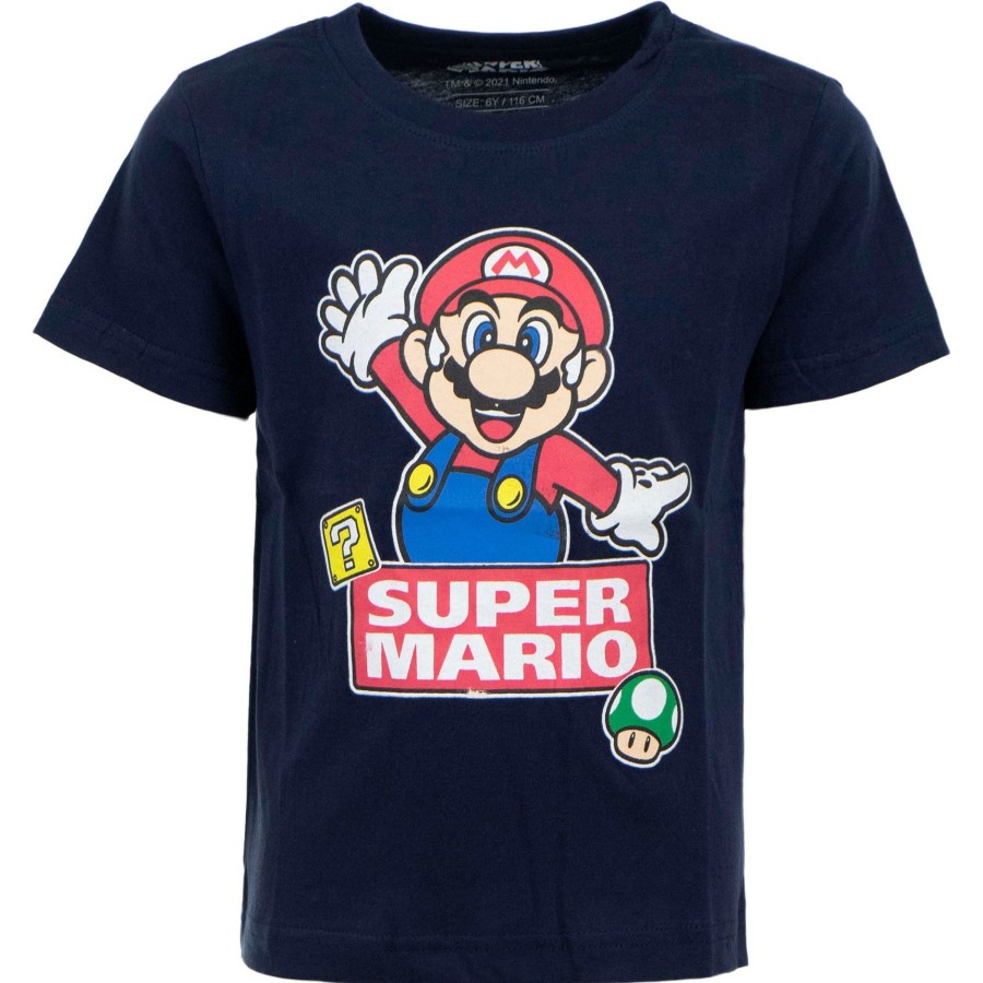 Kleding SUPER MARIO | Super Mario - Jump - Kids T-Shirt - 8 Jaar