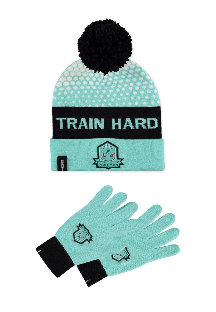 Kleding Difuzed | Pokemon - Bulbasaur - Beanie & Gloves Gift Set