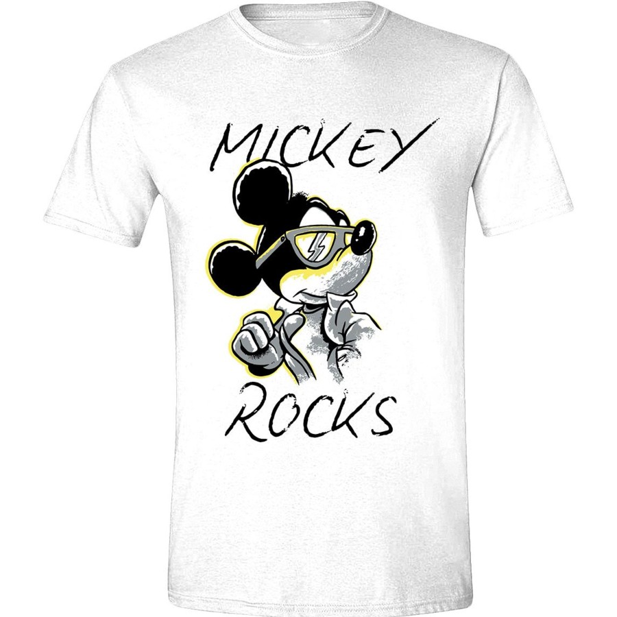 Kleding DISNEY | Disney - T-Shirt - Mickey Mouse Rock '90 (S)