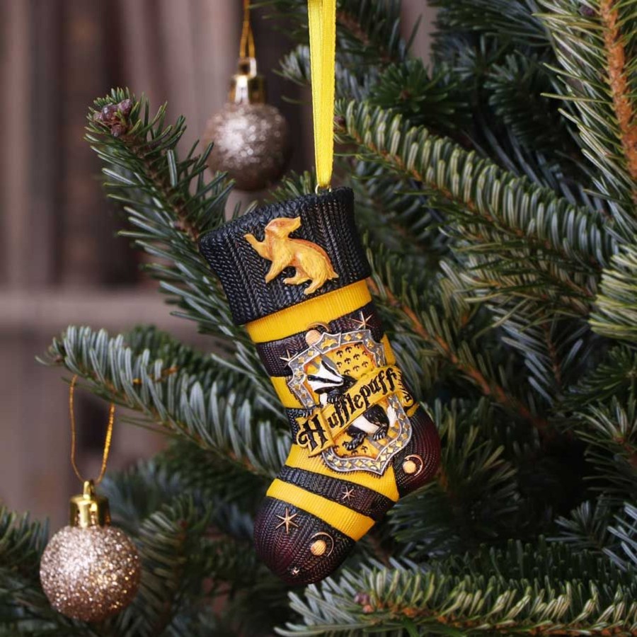 Decoratie Nemesis | Harry Potter - Hufflepuff - Stocking Ornament 9.5Cm