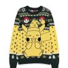 Kleding Difuzed | Pokemon - Happy Pikachu - Christmas Jumper (S)