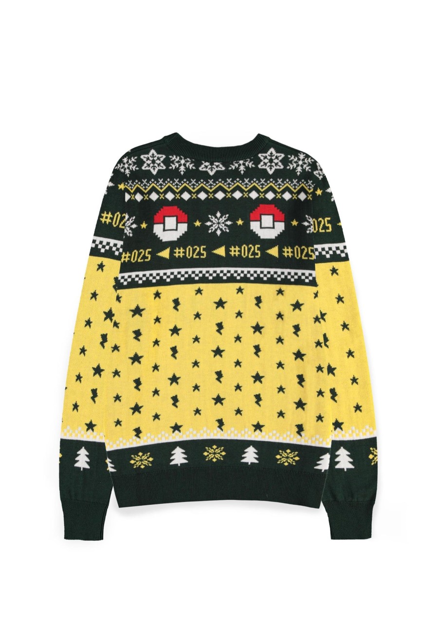 Kleding Difuzed | Pokemon - Happy Pikachu - Christmas Jumper (S)