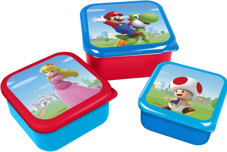 Keuken Stor | Super Mario - Snack Boxes - 3 Pcs