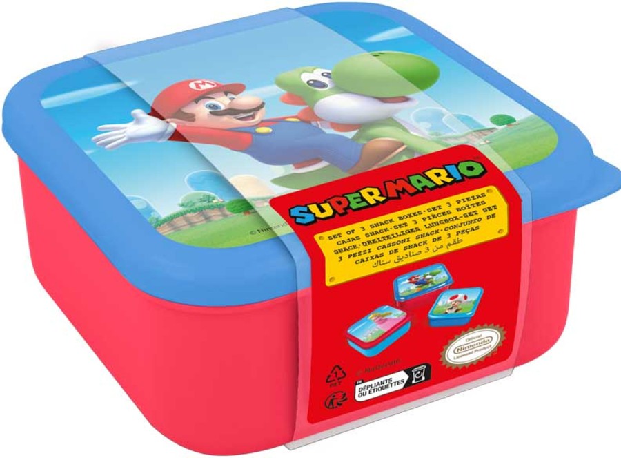 Keuken Stor | Super Mario - Snack Boxes - 3 Pcs