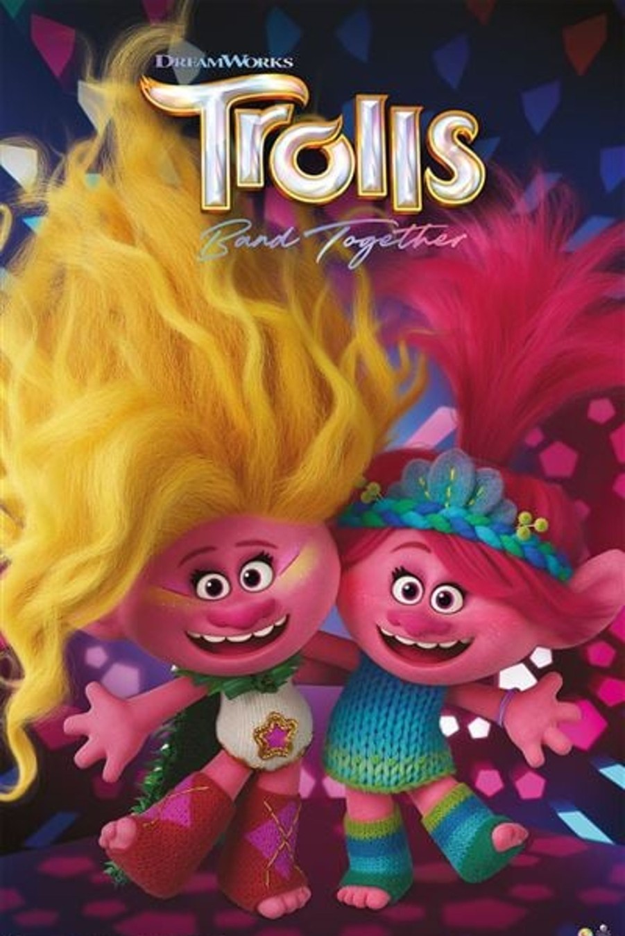 Decoratie Pyramid | Trolls Band Together - Viva & Poppy - Poster 61 X 91Cm