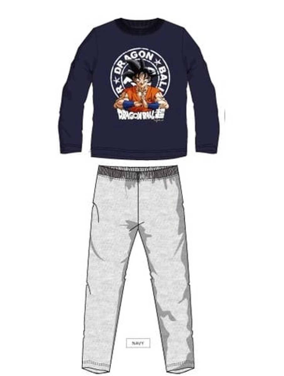 Kleding DRAGON BALL | Dragon Ball - Pyjama Long Kids Goku Navy/Grey 164Cm/14 Year