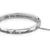 Accessoires Couture Kingdom | Beauty & The Beast - Beauty Lies Bangle 'White Gold Plated'