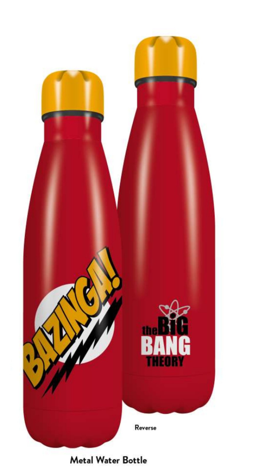 Keuken HMB | The Big Bang Theory - Bazinga - Water Bottle Metal 500Ml