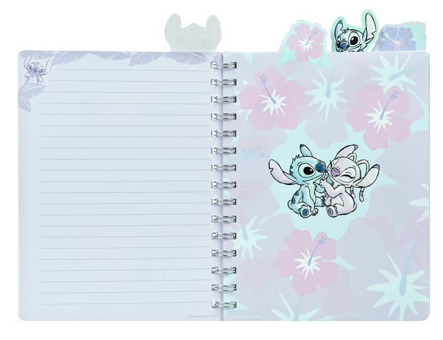 Kantoor ShopForGeek | Stitch - Watercolor - A5 Notebook + 4 Dividers