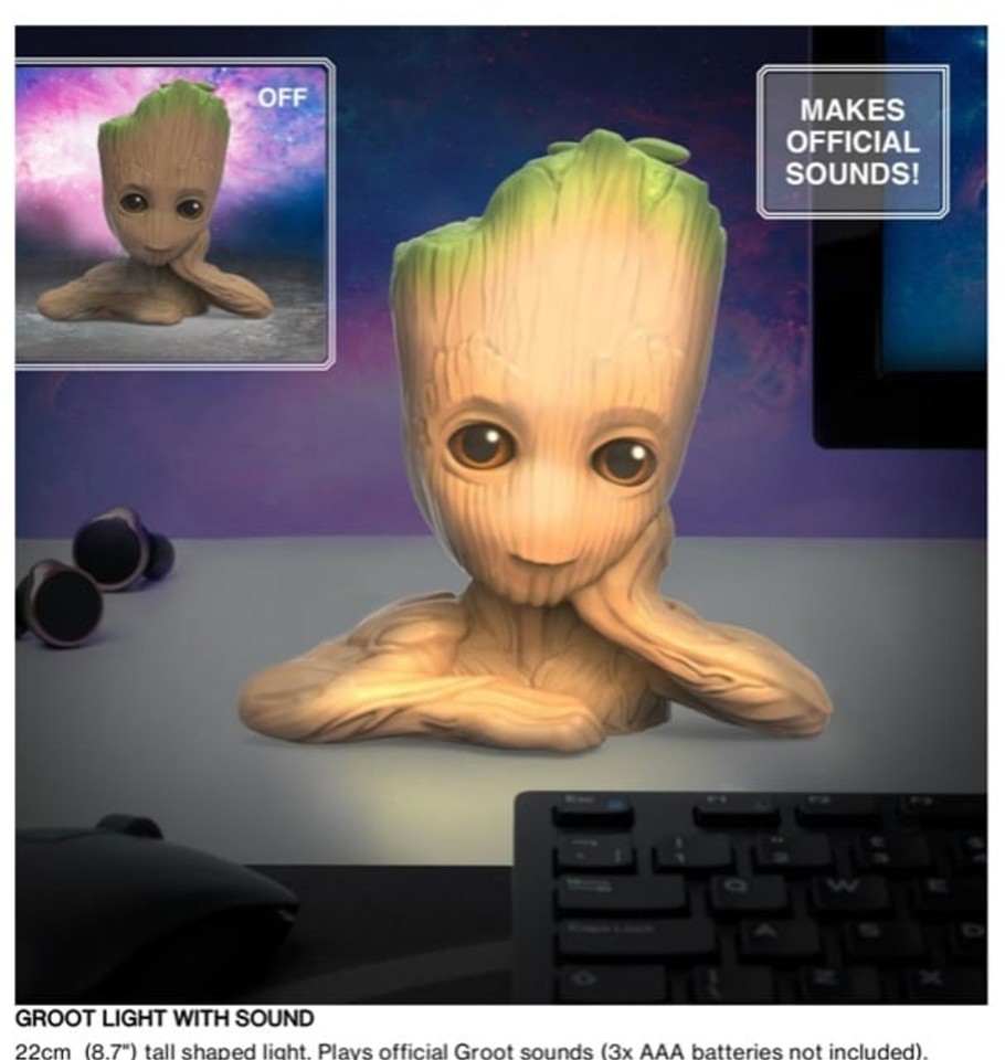 Kantoor Paladone | Guardians Of The Galaxy - Groot - 3D Light W/Sound 22Cm