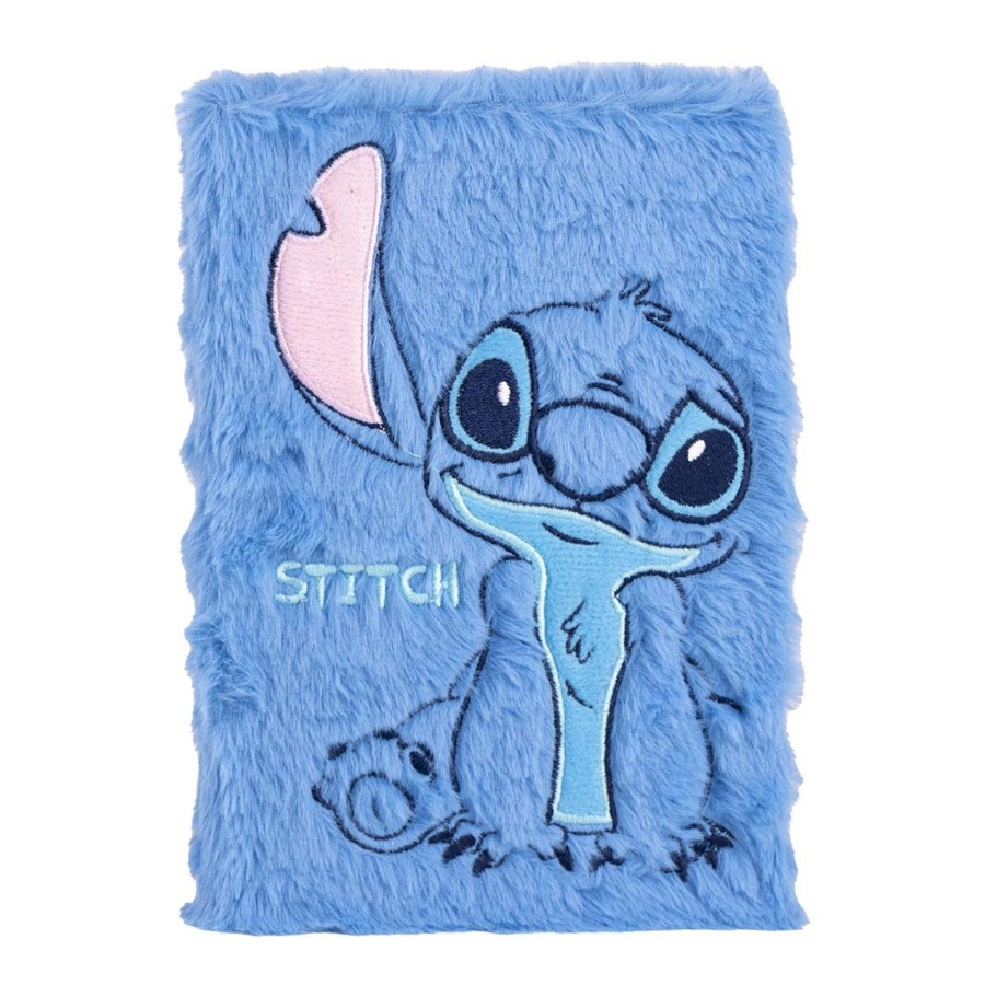 Kantoor Cerda | Stitch - Premium Plush Notebook - Size A5