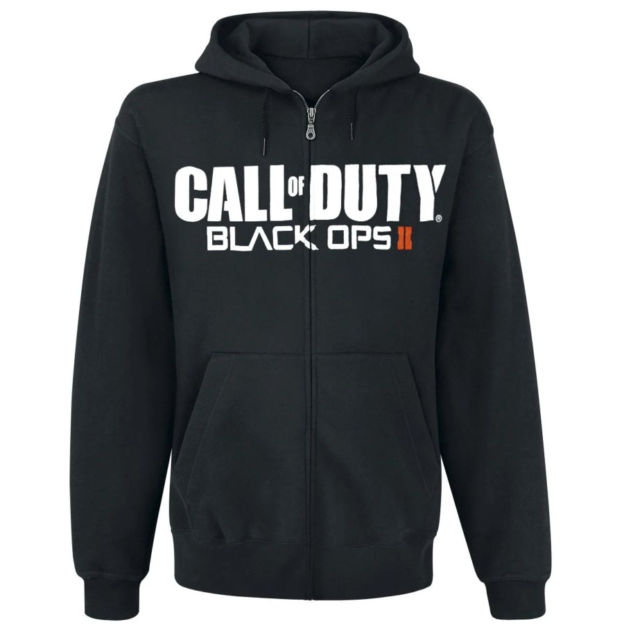 Kleding Difuzed | Call Of Duty Black Ops 2 - Sweatshirt - Black Logo Zipper Hoodie (Xl)