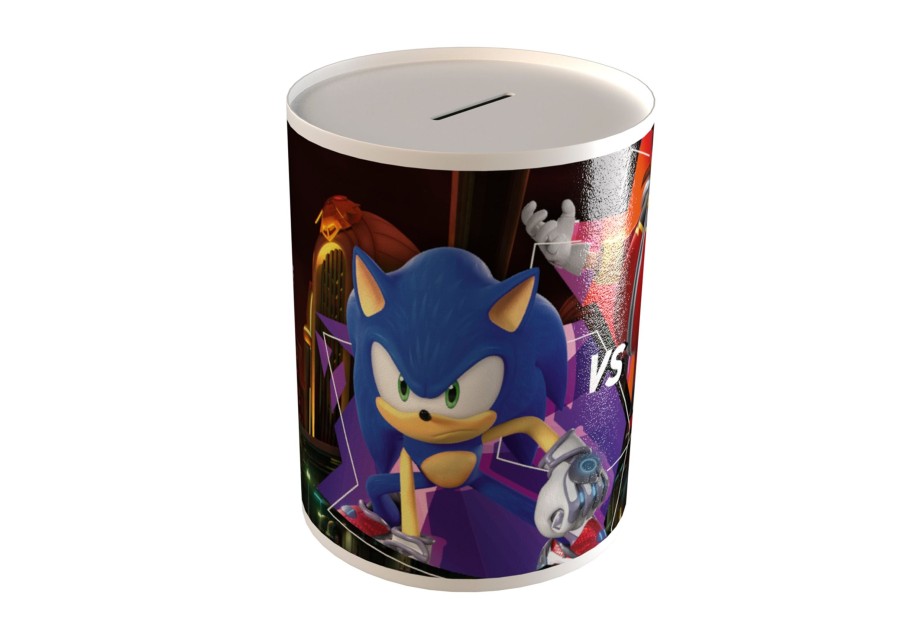 Decoratie CYP | Sonic - Tin Coin Bank - 12 X 10 Cm