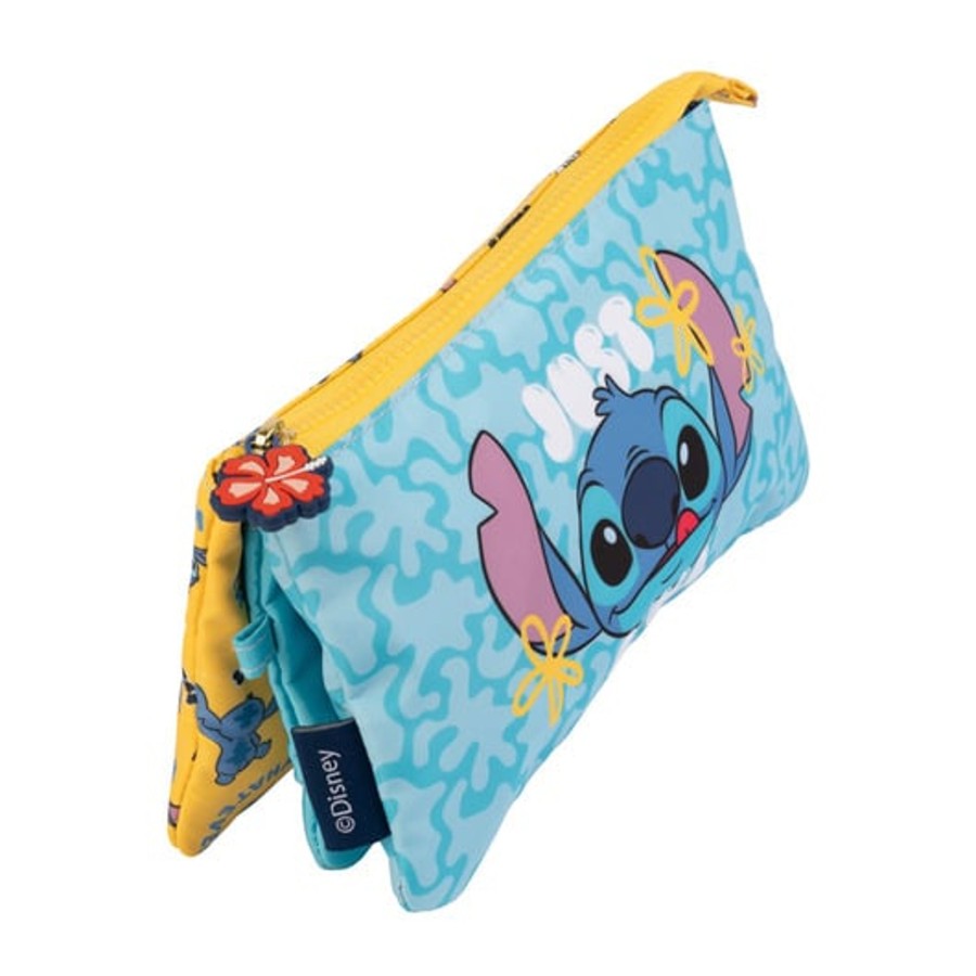 Kantoor Grupo Erik | Stitch - Tropical - Triple Pencil Case