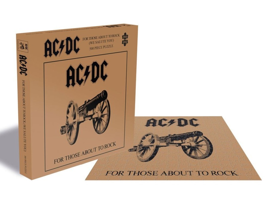 Spelletjes Rock Saws | Ac/Dc - For Those About To Rock - Album Puzzle 500P 41X41Cm