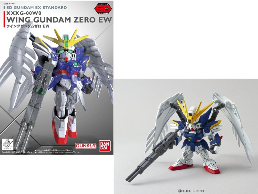 Figuren Bandai Model Kit | Gundam - Sd Gundam Ex-Standard 004 Wing Gundam Zero (Ew) - Model Kit