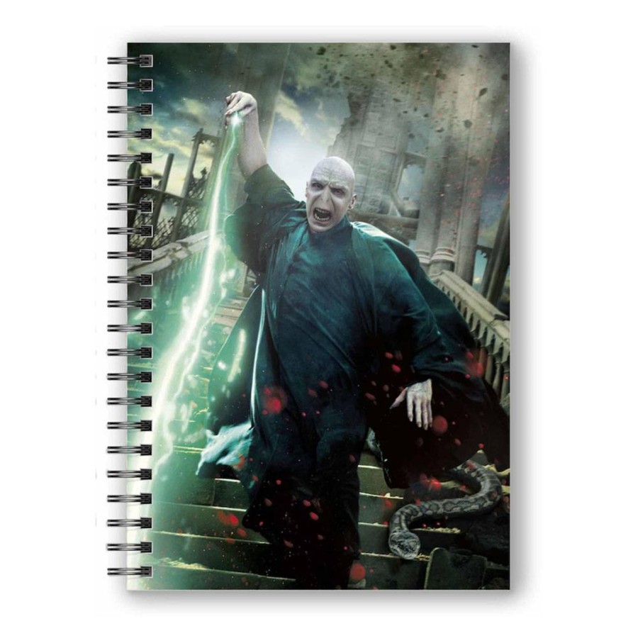 Kantoor SD Toys | Harry Potter - Voldemort - 3D Lenticular Effect Notebook - A5