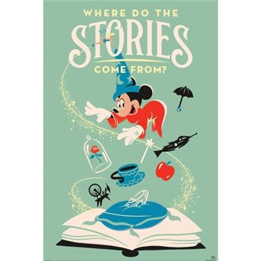 Decoratie Pyramid | Mickey - Stories - Poster 61 X 91Cm