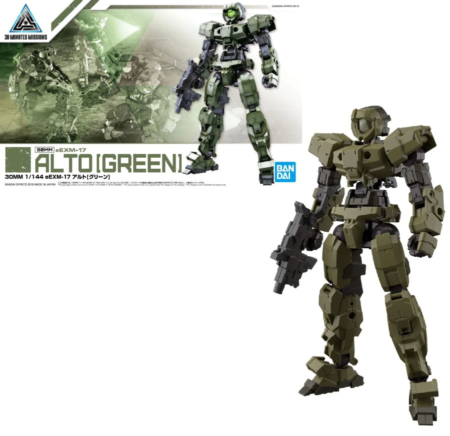 Figuren Bandai Model Kit | Gundam - 30Mm 1/144 Eexm-17 Alto Green - Model Kit