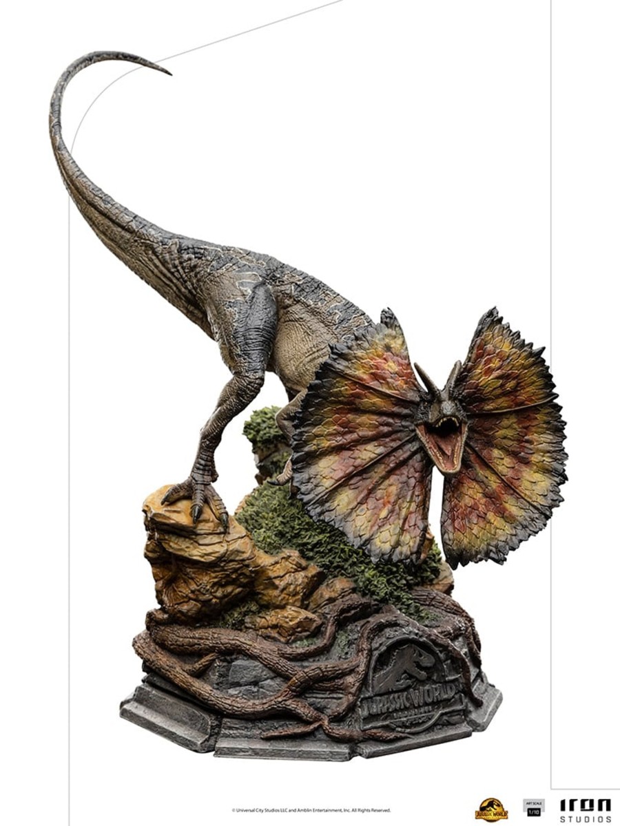 Figuren Iron Studios | Jurassic World - Dilophosaurus - Statue Art Scale "13X12X20Cm"