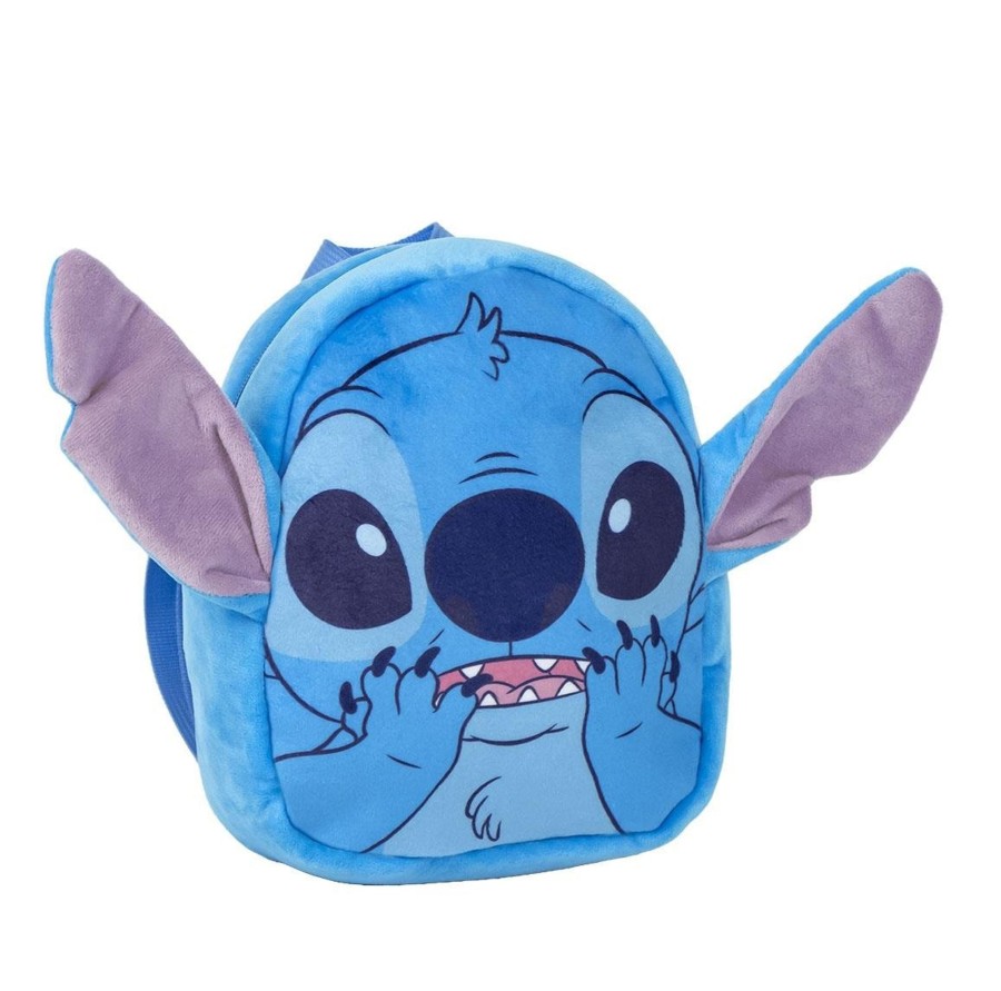 Accessoires Cerda | Stitch & Angel - Plush Kids Rugzak - 22X18X8Cm