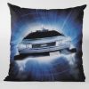 Decoratie ShopForGeek | Back To The Future - Delorean Roads Square Cushion "40X40X1Cm"