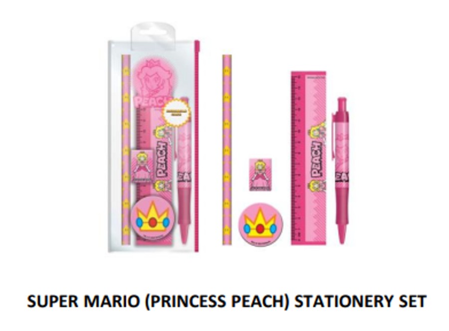 Kantoor Pyramid | Super Mario - Princess Peach - Stationery Set