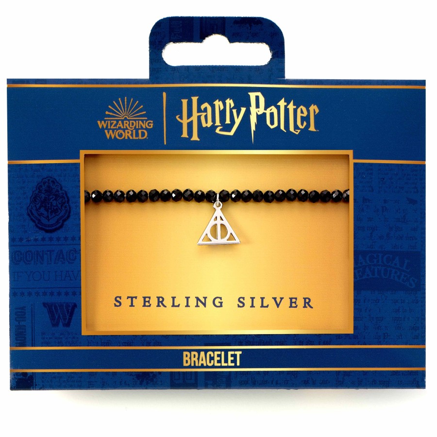 Accessoires Carat | Harry Potter -Deathly Hallows -Sterling Silver Charm & Pearls Bracelet