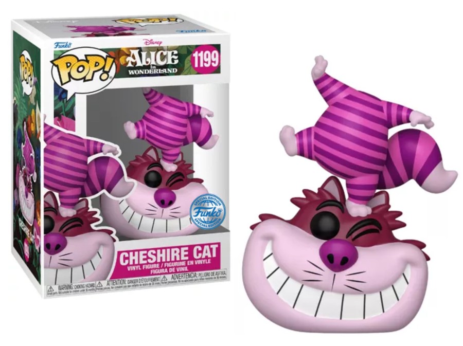 Figuren Funko | Alice In Wonderland - Pop N° 1199 - Cheshire Cat With Chase