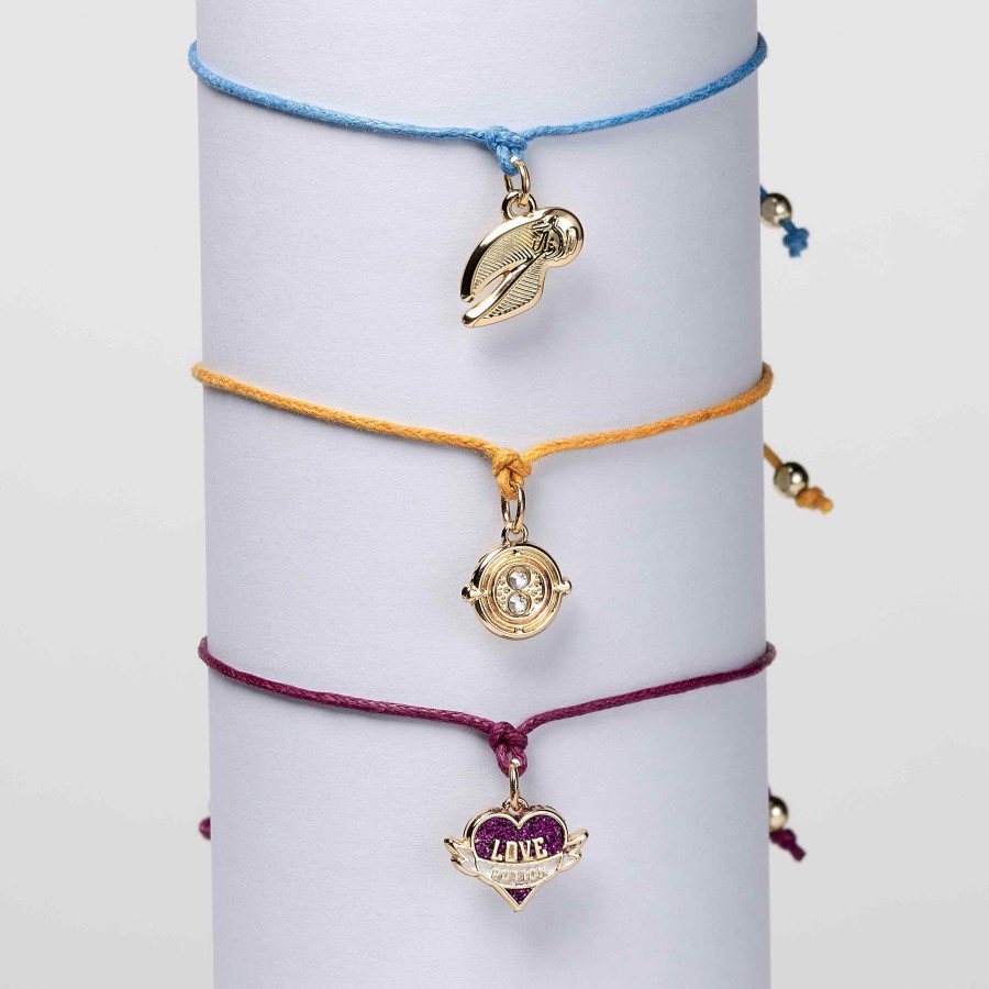 Accessoires Carat | Harry Potter - 3 Adjustable Friendship Bracelets + Charms Bpg