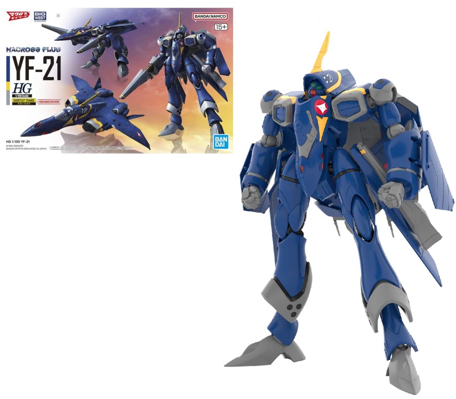 Figuren Bandai Model Kit | Macross - Hg 1/100 Yf-21 - Model Kit