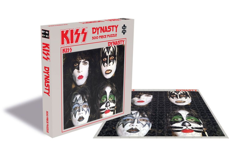 Spelletjes Rock Saws | Kiss - Dynasty - Album Puzzle 500P 41X41Cm