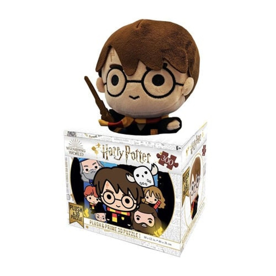 Spelletjes Prime 3D | Harry Potter - Lenticular Puzzle 3D 300P '31X23Cm' & Plush Toy