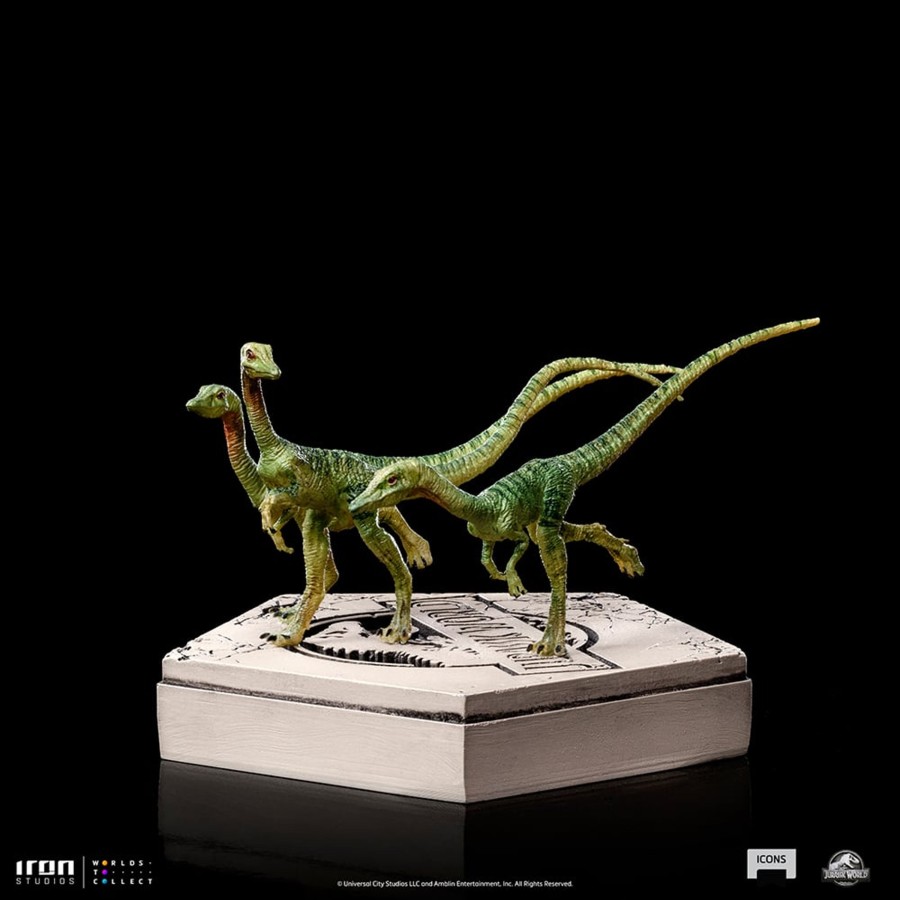 Figuren Iron Studios | Jurassic World - Compsognathus - Statue Icons 4,5Cm