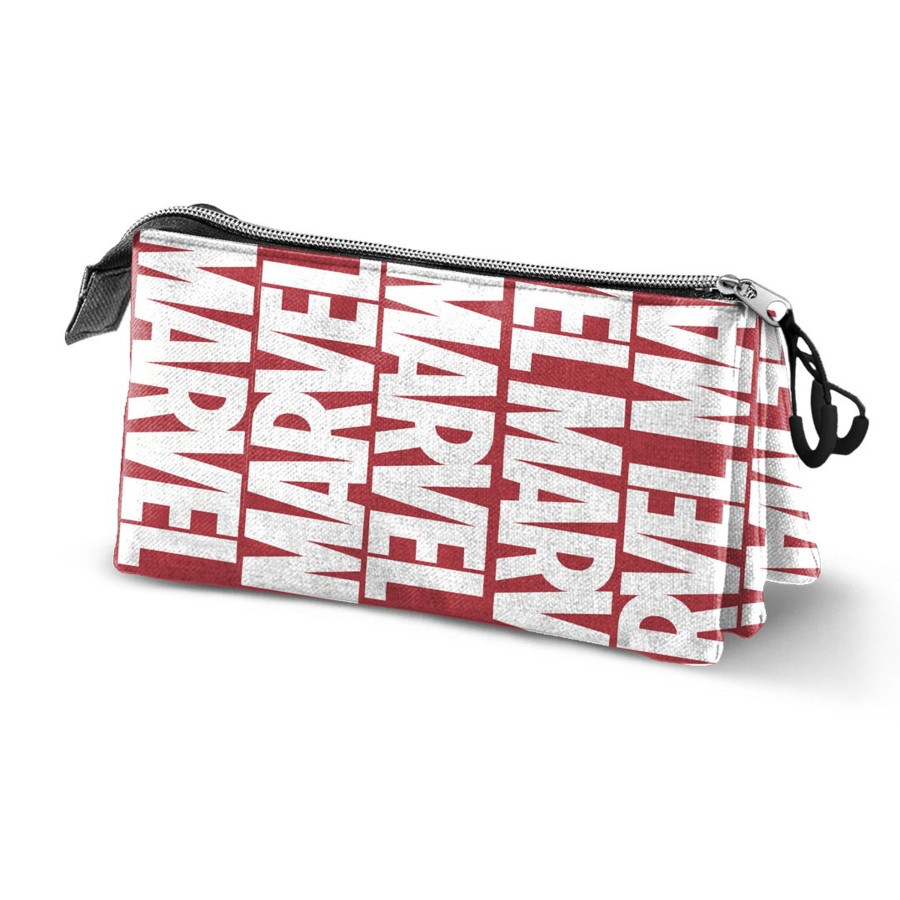 Kantoor Karactermania | Marvel - Logo - Eco Triple Pencil Case '23X11X7Cm'