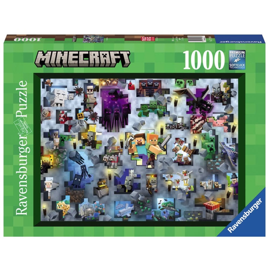 Spelletjes Ravensburger | Minecraft - Puzzle 1000P