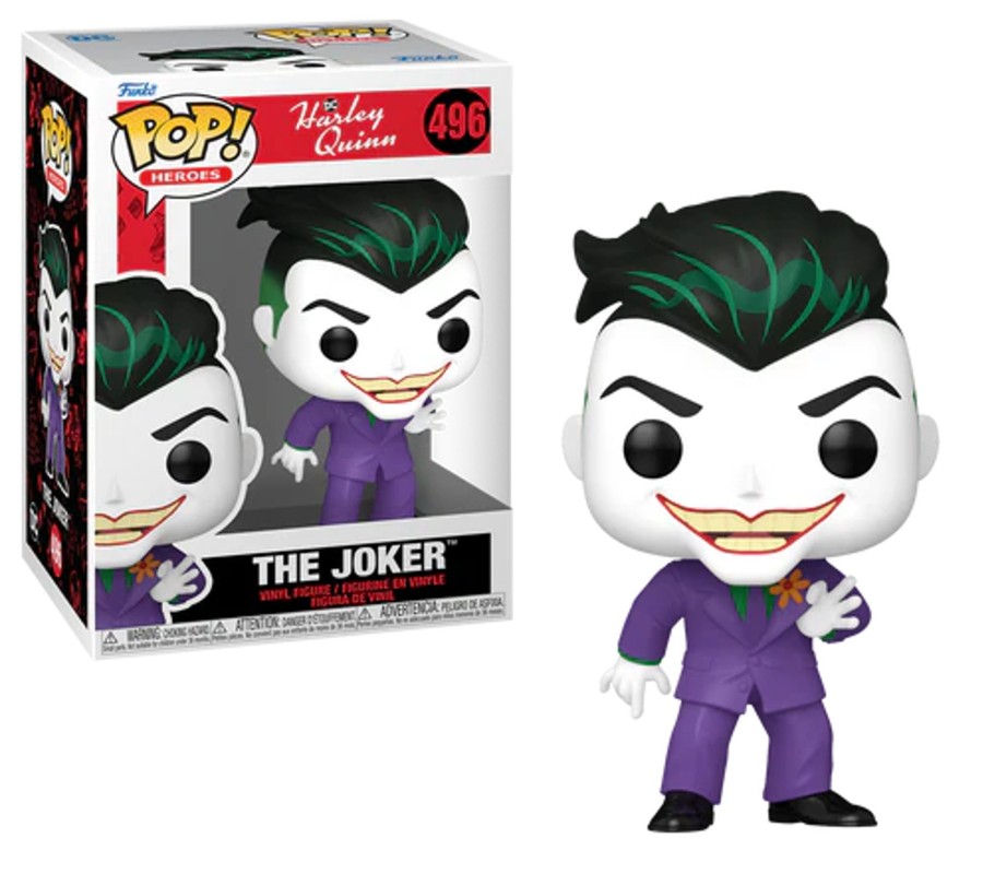 Figuren Funko | Harley Quinn Animated Series - Pop Heroes N° 496 - The Joker