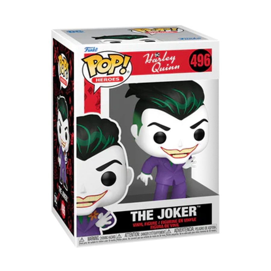 Figuren Funko | Harley Quinn Animated Series - Pop Heroes N° 496 - The Joker