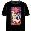 Kleding ShopForGeek | Fairy Tail - Natsu - Unisex T-Shirt Black (S)