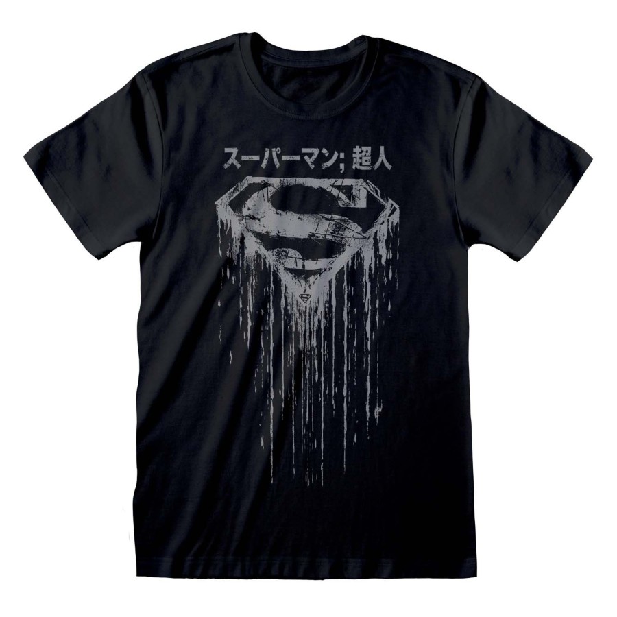 Kleding ShopForGeek | Superman - Distressed Japanese - Unisex T-Shirt (Xxl)