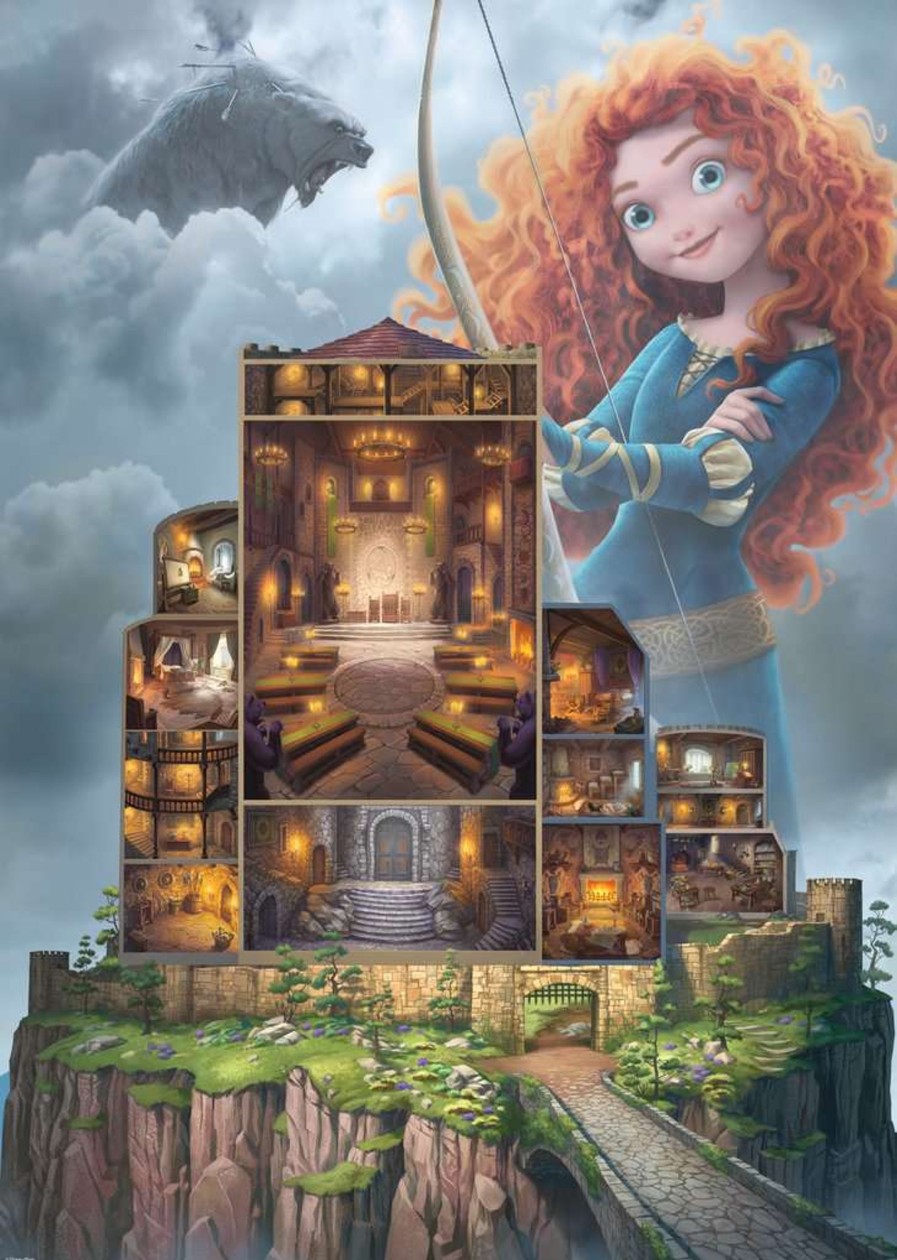 Spelletjes Ravensburger | Disney Castle - Merida - Puzzle 1000Pcs