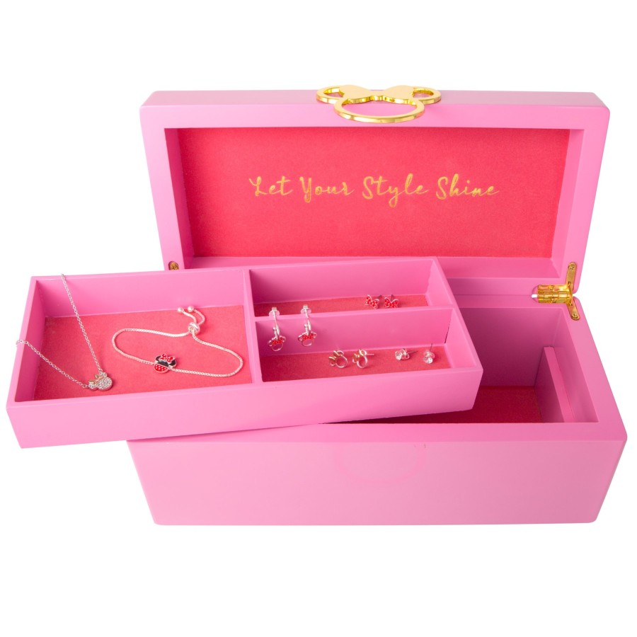 Accessoires Peershardy | Minnie - Boites A Bijoux En Bois - 24X 11,5X 10 Cm