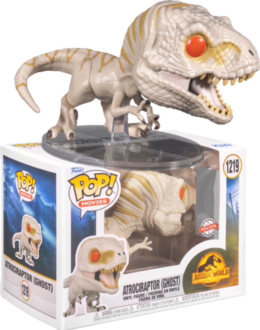 Figuren Funko | Jurassic World 3 - Pop Movies N° 1219 - Atrociraptor (Ghost)