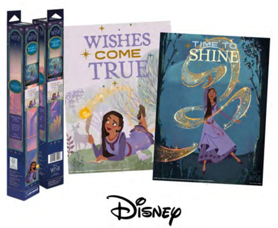 Decoratie Pyramid | Disney - Wish - 2 Posters 52 X 38Cm Set