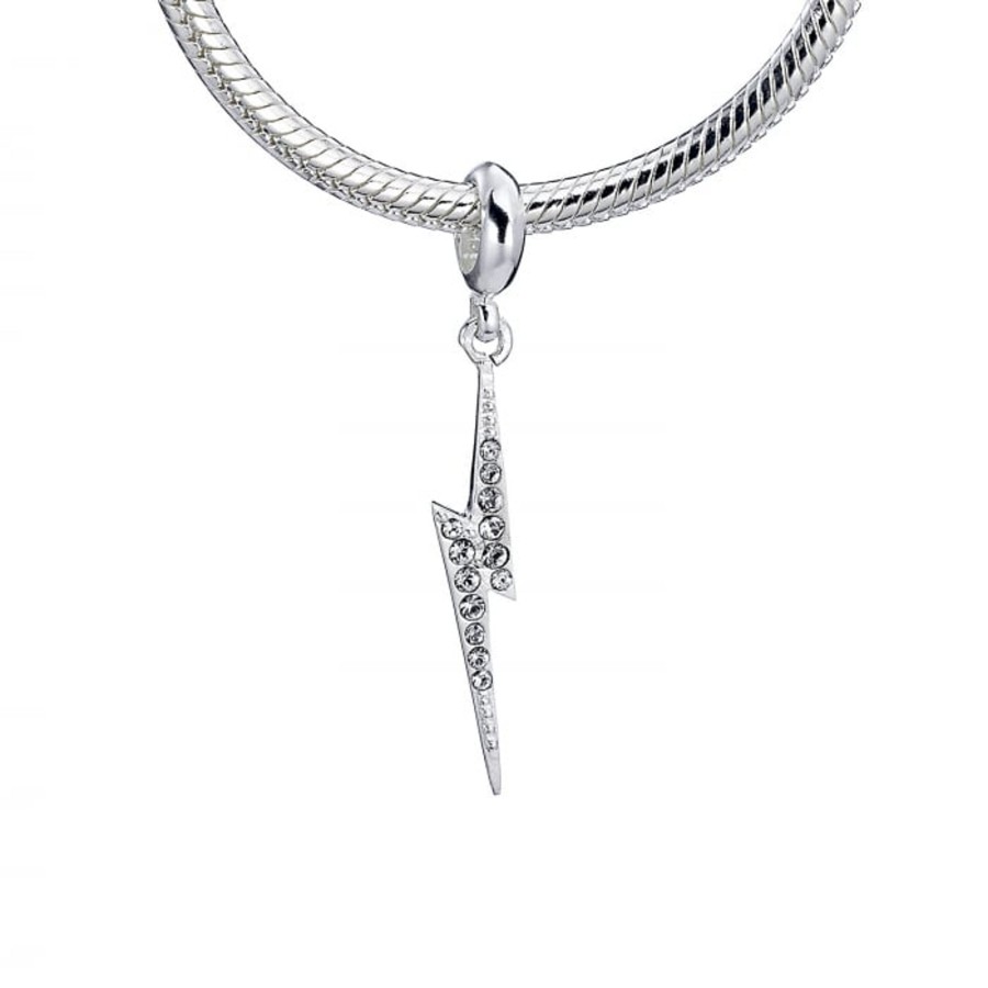 Accessoires Carat | Harry Potter - Lightning Bolt - Crystals Slider Charm For Bracelet