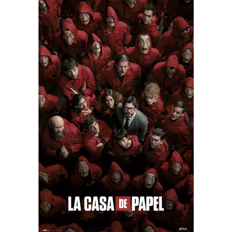 Decoratie ShopForGeek | La Casa De Papel - War - Poster 61X91.5Cm